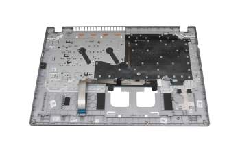 PK133UJ113 Original Acer Tastatur inkl. Topcase DE (deutsch) grau/grau mit Backlight