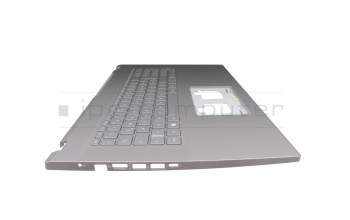 PK133UJ113 Original Acer Tastatur inkl. Topcase DE (deutsch) grau/grau mit Backlight