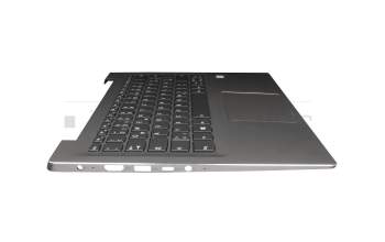 PK3780 Original Lenovo Tastatur inkl. Topcase DE (deutsch) grau/bronze mit Backlight (ohne Fingerprint)