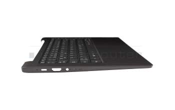 PK37B0146600TIC Original Lenovo Tastatur inkl. Topcase DE (deutsch) dunkelgrau/grau mit Backlight