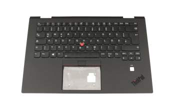 RV3-85UK Original Lenovo Tastatur inkl. Topcase DE (deutsch) schwarz/schwarz mit Backlight und Mouse-Stick