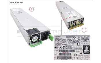 Fujitsu S26113-E617-V50 PSU 1X 1600W PLATINUM HP CX400 M1