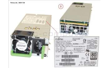 Fujitsu S26113-F574-E13 MODULAR PSU 800W PLATINUM HP