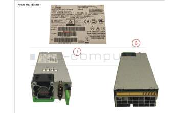 Fujitsu S26113-F624-E10 MODULAR PSU DC -48V 800W PLATINUM HP