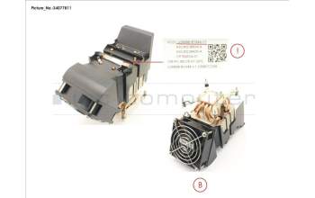 Fujitsu S26462-F5801-E215 HEATPIPE 125W CEL W VER2