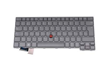 SG-B1420-2DA Original Lenovo Tastatur DE (deutsch) grau mit Backlight und Mouse-Stick