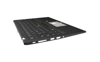 SM10T05909 Original Lenovo Tastatur inkl. Topcase DE (deutsch) schwarz/schwarz mit Backlight und Mouse-Stick WLAN