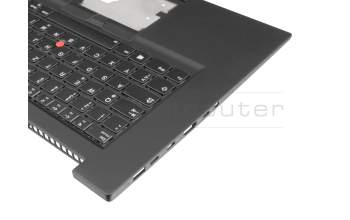 SN20R58780 Original Lenovo Tastatur inkl. Topcase DE (deutsch) schwarz/schwarz mit Backlight und Mouse-Stick B-Ware