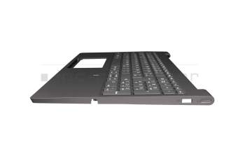 SN20U Original Lenovo Tastatur inkl. Topcase DE (deutsch) grau/grau mit Backlight