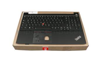 SN20W68912 Original Lenovo Tastatur inkl. Topcase DE (deutsch) schwarz/schwarz mit Backlight und Mouse-Stick