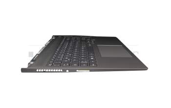 SN21B61033 Original Lenovo Tastatur inkl. Topcase DE (deutsch) grau/grau mit Backlight