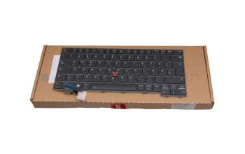 SN21D67944 Original Lenovo Tastatur DE (deutsch) grau mit Backlight und Mouse-Stick