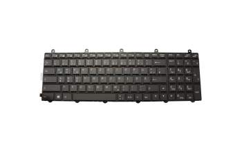 Schenker XMG P701 (P170HM) Original Tastatur DE (deutsch) schwarz mit Backlight