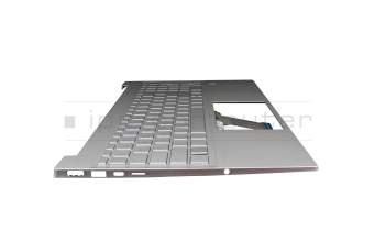 TFQ46G7HTP00039401L Original HP Tastatur inkl. Topcase DE (deutsch) silber/silber mit Backlight