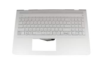 TPN-Q190 Original HP Tastatur inkl. Topcase DE (deutsch) silber/silber mit Backlight