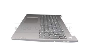 V161420CK1 Original Lenovo Tastatur inkl. Topcase DE (deutsch) grau/silber Fingerprint