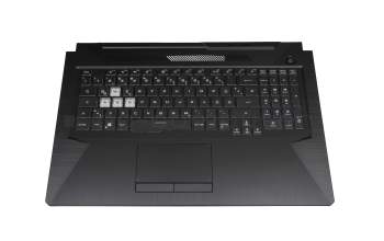 V191346AE1 Original Asus Tastatur inkl. Topcase DE (deutsch) schwarz/transparent/schwarz mit Backlight