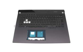 V202936BE3 Original Asus Tastatur inkl. Topcase DE (deutsch) schwarz/grau mit Backlight