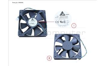 Fujitsu V26815-B116-V84 FAN 120X25PWM 3K