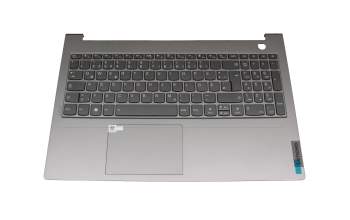 WKH04K Original Lenovo Tastatur inkl. Topcase DE (deutsch) grau/grau mit Backlight