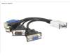 Fujitsu SNP:A3C40102268 FRONT Y-CABLE 4xUSB 1xVGA 1xCOM