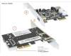 Fujitsu S26361-F3749-E201 USB3.0 PCIE CARD