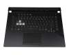 04060-01630100DH19171 Original Asus Tastatur inkl. Topcase DE (deutsch) schwarz/transparent/schwarz mit Backlight