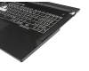 04062-00120000 Original Asus Tastatur inkl. Topcase DE (deutsch) schwarz/schwarz mit Backlight - ohne Keystone-Schacht -