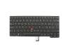 04X0166 Original Lenovo Tastatur CH (schweiz) schwarz mit Backlight und Mouse-Stick