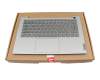 0BJ0892 Original Lenovo Tastatur inkl. Topcase DE (deutsch) grau/grau mit Backlight