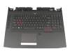 0KN0-EX2GE12 Original Acer Tastatur inkl. Topcase US (englisch) schwarz/schwarz mit Backlight