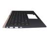 0KN1-5Z1GE13 Original Pegatron Tastatur inkl. Topcase DE (deutsch) schwarz/blau mit Backlight