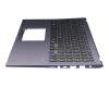 0KN1-732GE11 Original Pega Tastatur inkl. Topcase DE (deutsch) schwarz/blau