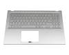 0KN1-B74GE41 Original Pega Tastatur inkl. Topcase DE (deutsch) silber/silber mit Backlight