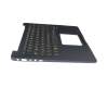 0KNB0-2627GE00 Original Asus Tastatur inkl. Topcase DE (deutsch) schwarz/blau mit Backlight