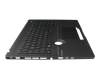 0KNB0-562PGE00 Original Asus Tastatur inkl. Topcase DE (deutsch) schwarz/schwarz mit Backlight (ASUS Dial)