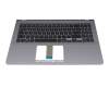 0KNB0-5634GE00 Original Asus Tastatur inkl. Topcase DE (deutsch) schwarz/silber/gelb mit Backlight silber/gelb