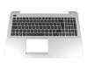 0KNB0-612RGE00 Original Asus Tastatur inkl. Topcase DE (deutsch) schwarz/silber