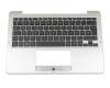 0KNL0-1101GE00 Original Asus Tastatur inkl. Topcase DE (deutsch) schwarz/silber