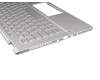 0KNR0-2617GE00 Original Asus Tastatur inkl. Topcase DE (deutsch) silber/silber mit Backlight