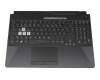 0KNR0-681WGE00 Original Asus Tastatur DE (deutsch) schwarz/transparent mit Backlight