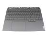 0N7K Original Lenovo Tastatur inkl. Topcase US (englisch) grau/grau mit Backlight