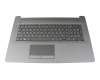 L22750-BG1 Original HP Tastatur inkl. Topcase SF (schweiz-französisch) schwarz/schwarz (mit TP/DVD, Oberflächenstruktur "schwarz gebürstet")