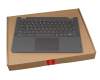 1204-04502 Original Lenovo Tastatur inkl. Topcase DE (deutsch) grau/gold