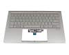 13NB0MP0M04011 Original Asus Tastatur inkl. Topcase DE (deutsch) silber/silber mit Backlight