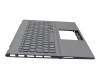 13NB0RX2AM0301 Original Asus Tastatur inkl. Topcase DE (deutsch) grau/grau mit Backlight