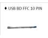 Asus 14010-006344RR TP3402VA USB BD FFC 10 PIN