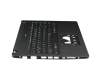 16F0A9U7601 Original Acer Tastatur inkl. Topcase DE (deutsch) schwarz/schwarz mit Backlight