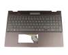 181030-3A-01T Original HP Tastatur inkl. Topcase DE (deutsch) anthrazit/grau mit Backlight