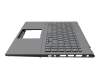 1KAHZZG010E Original Asus Tastatur inkl. Topcase DE (deutsch) grau/grau mit Backlight